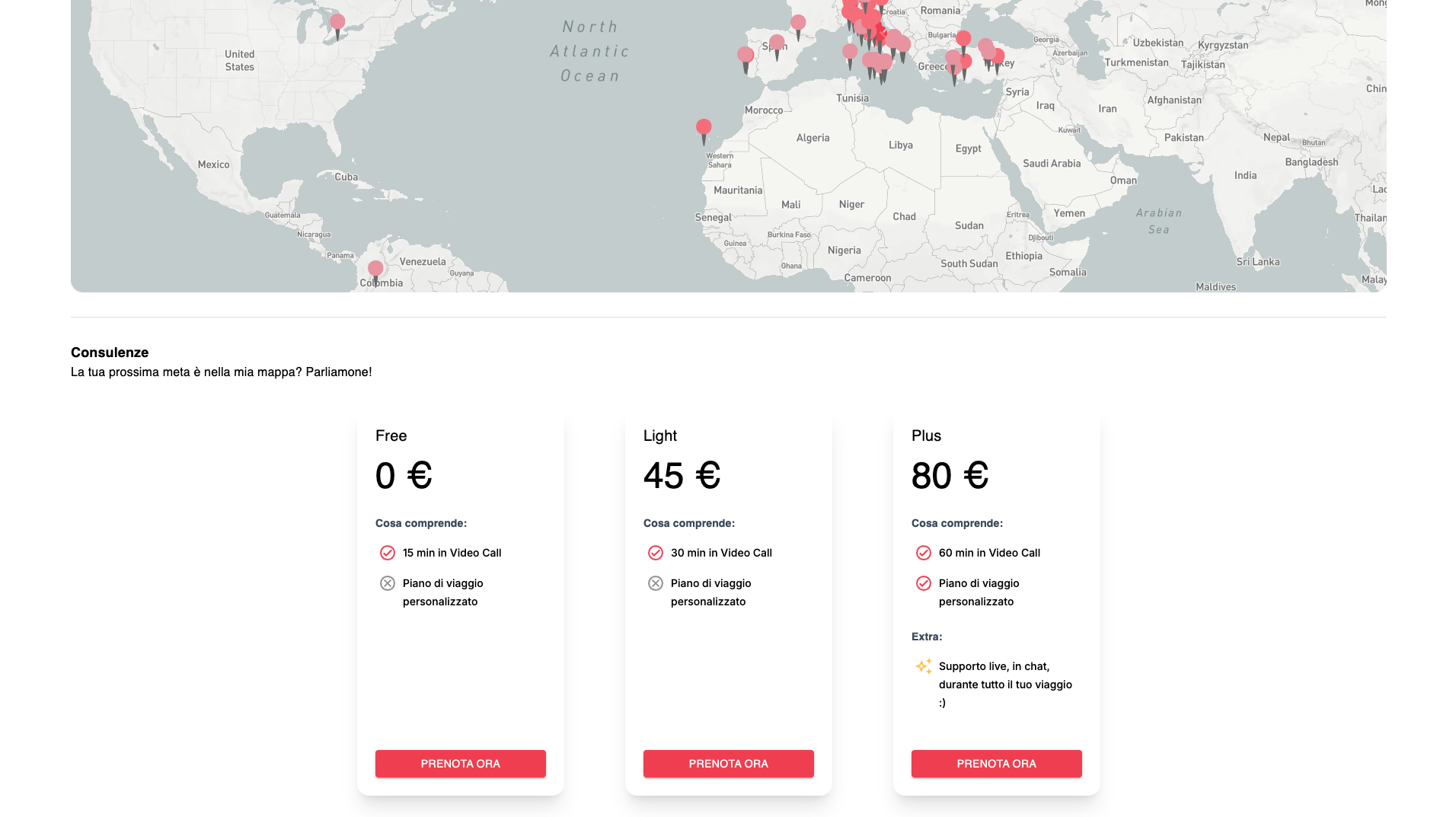 Screenshot del profilo di un Pinner Pro